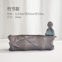 黑紫砂竹系列+人物-竹节